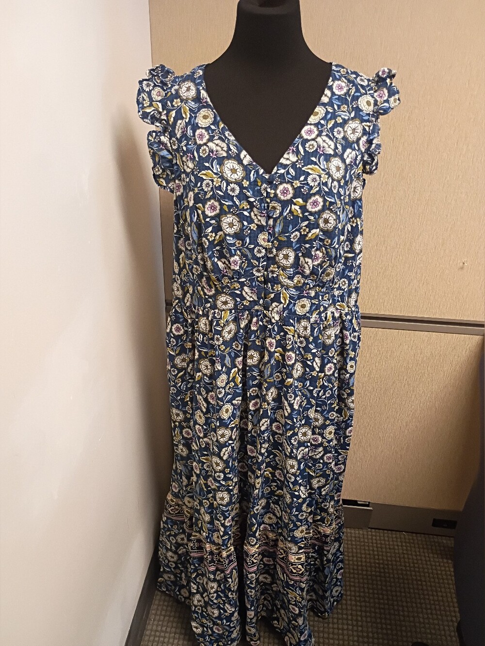 Lane Bryant Maxi Floral Dress Size 20